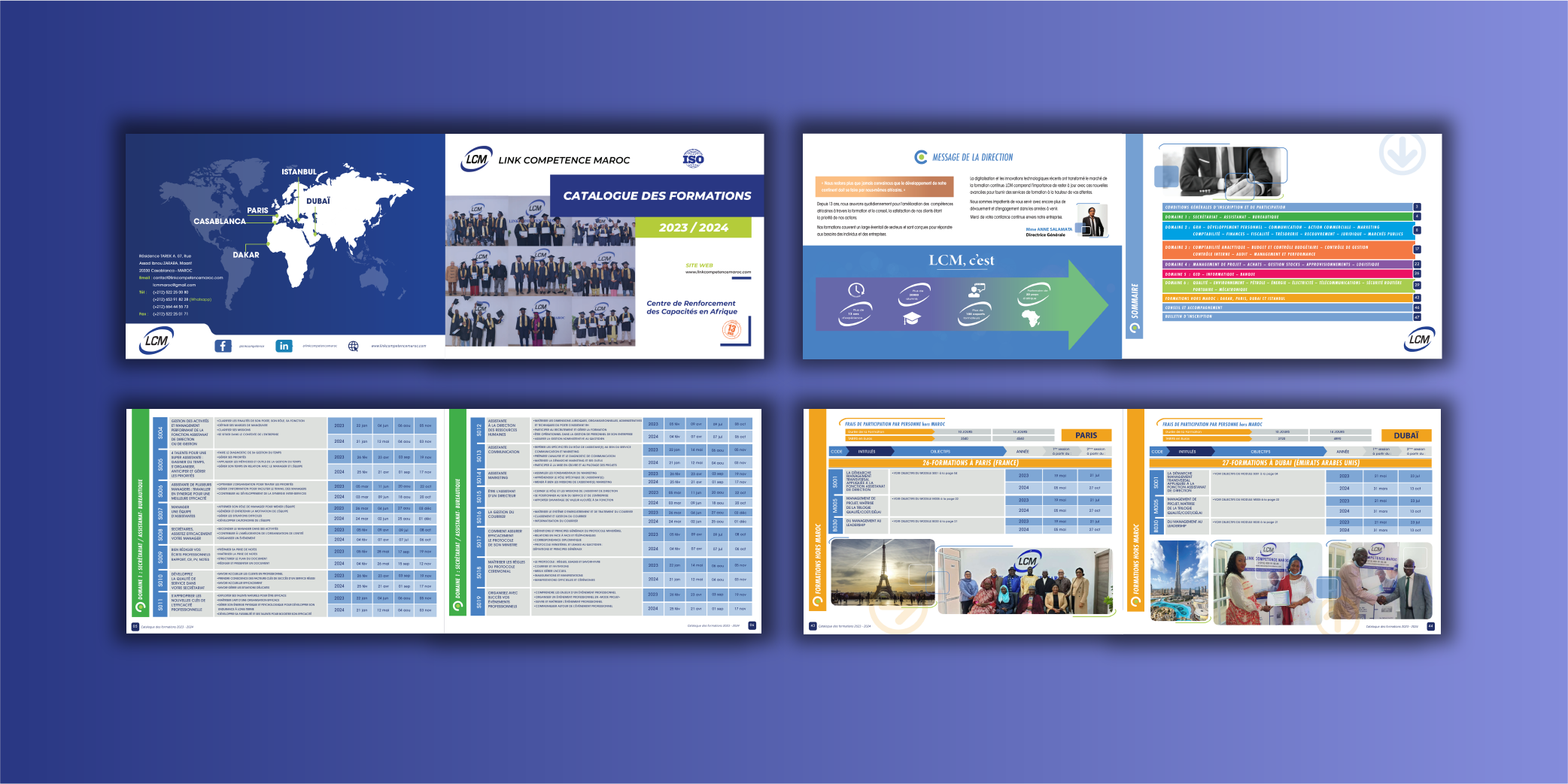 Catalogue de formation 2023-2024 de LCM